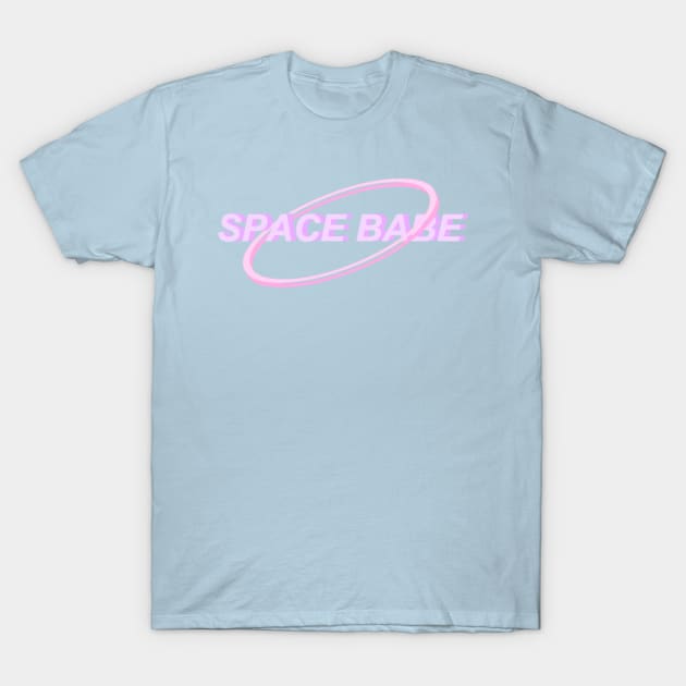 Space Babe T-Shirt by Jordan_Yakunan